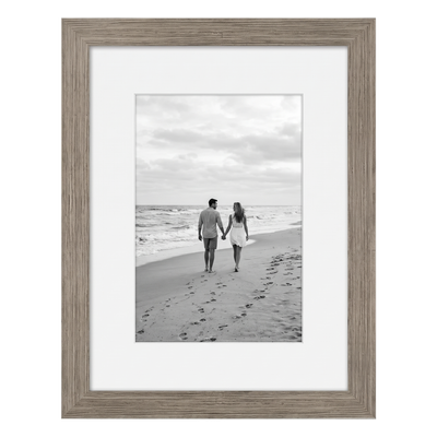 Signature Matted Picture Frame — 8x10 / Driftwood / 1-Pack