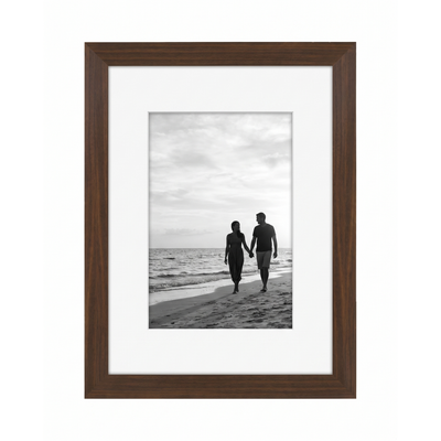 Signature Matted Picture Frame — 8x10 / Walnut / 1-Pack