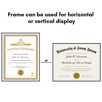 Picture Frame 6 Pack | Front Loading Display | Wall Decor | Protective Cover