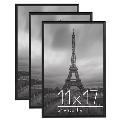 Poster Frame 3 Pack | Lightweight Design | Shatter-Resistant Cover | Wall Decor