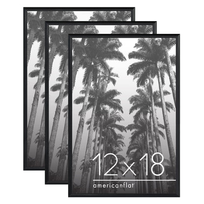 Poster Frame 3 Pack | Lightweight Design | Shatter-Resistant Cover | Wall Decor