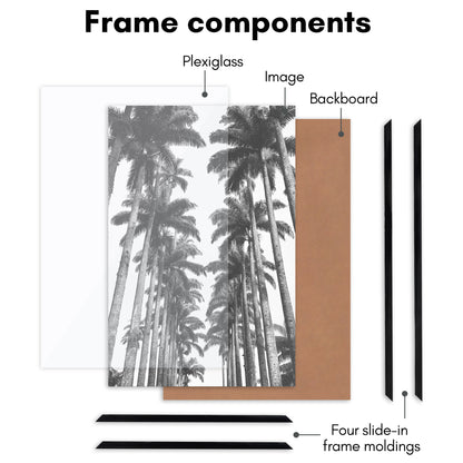 Poster Frame 3 Pack | Lightweight Design | Shatter-Resistant Cover | Wall Decor