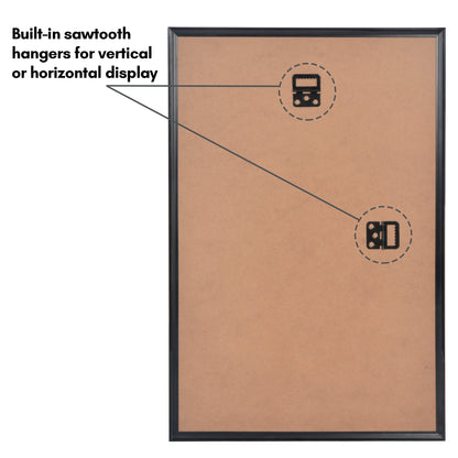 Poster Frame 3 Pack | Lightweight Design | Shatter-Resistant Cover | Wall Decor