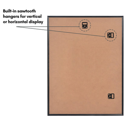 Poster Frame 3 Pack | Lightweight Design | Shatter-Resistant Cover | Wall Decor
