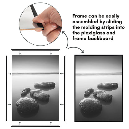 Poster Frame 3 Pack | Lightweight Design | Shatter-Resistant Cover | Wall Decor