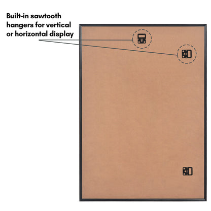 Poster Frame 3 Pack | Lightweight Design | Shatter-Resistant Cover | Wall Decor