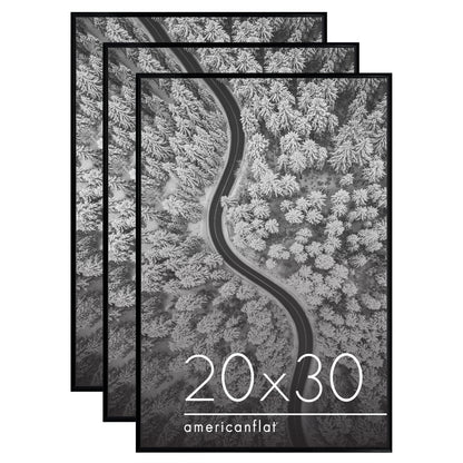 Poster Frame 3 Pack | Lightweight Design | Shatter-Resistant Cover | Wall Decor