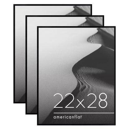 Poster Frame 3 Pack | Lightweight Design | Shatter-Resistant Cover | Wall Decor