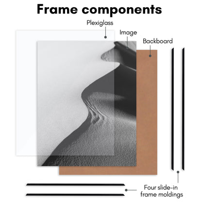 Poster Frame 3 Pack | Lightweight Design | Shatter-Resistant Cover | Wall Decor