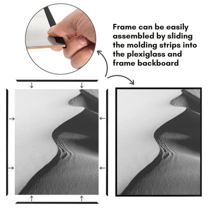 Poster Frame 3 Pack | Lightweight Design | Shatter-Resistant Cover | Wall Decor