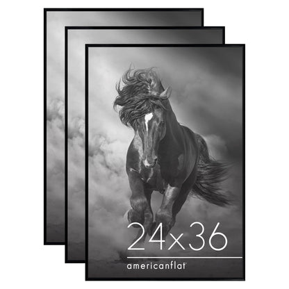 Poster Frame 3 Pack | Lightweight Design | Shatter-Resistant Cover | Wall Decor