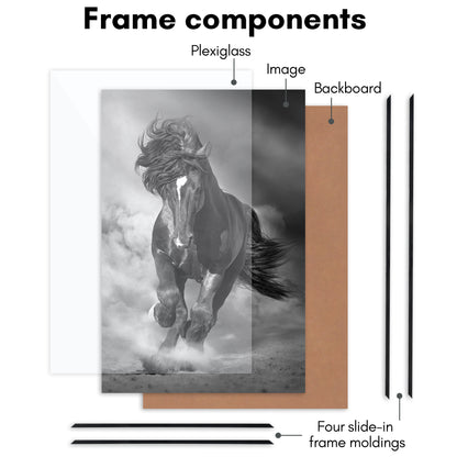 Poster Frame 3 Pack | Lightweight Design | Shatter-Resistant Cover | Wall Decor