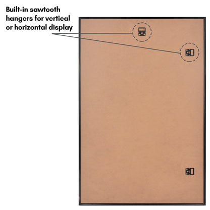 Poster Frame 3 Pack | Lightweight Design | Shatter-Resistant Cover | Wall Decor