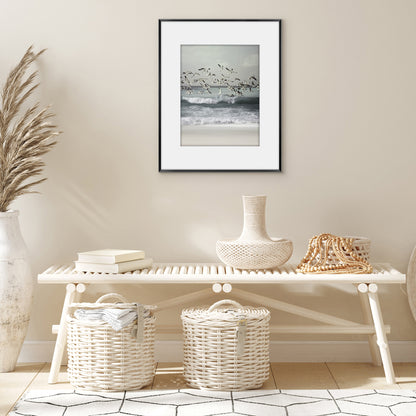Aluminum Picture Frame | With Mat | Modern Metal Finish | Wall Art Decor Display