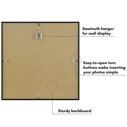Vinyl Album Frame 2 Pack | Record Cover Display | Protective Wall Decor Frame