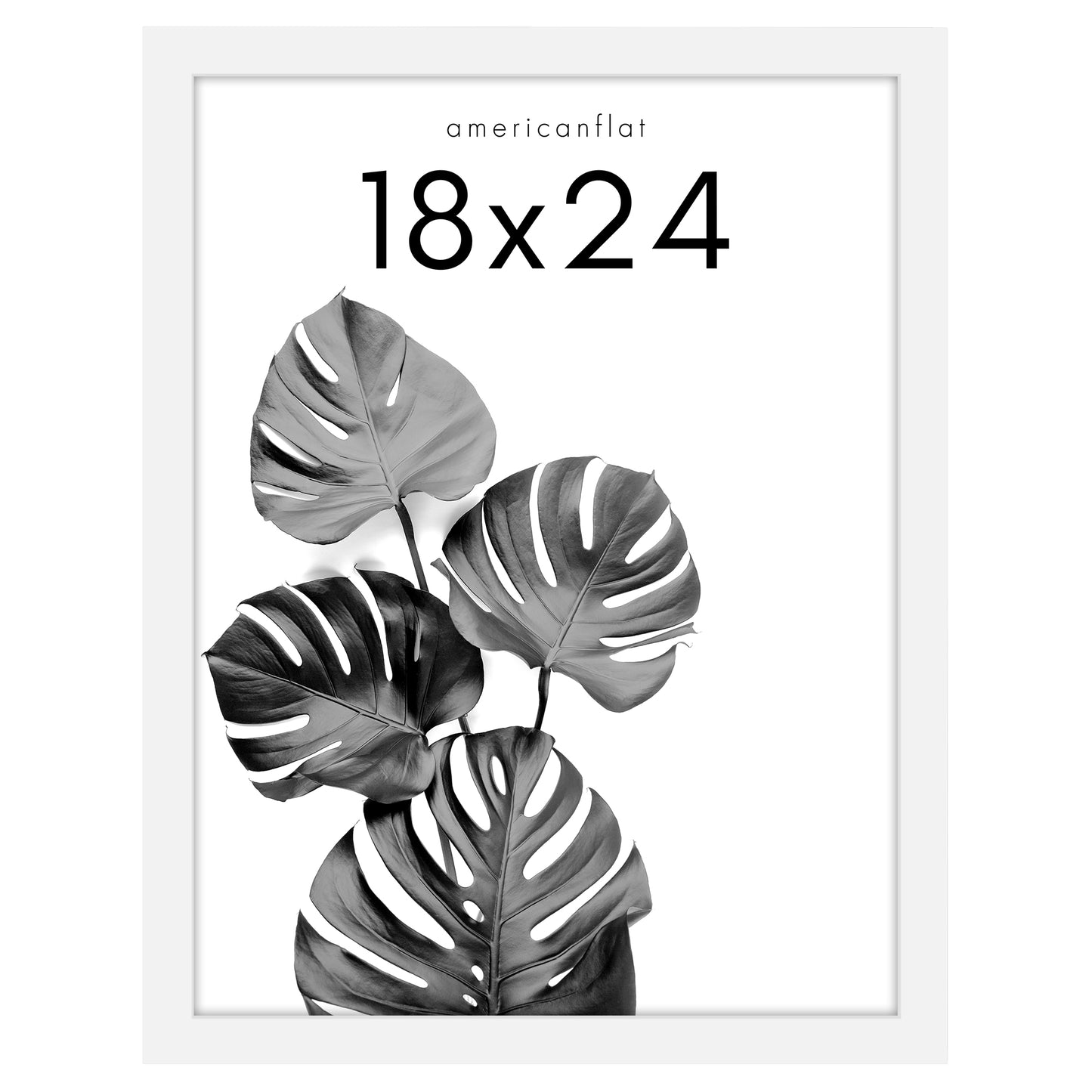Poster Frame with Wood | Art Print Display | Shatter Resistant Plexiglass Decor
