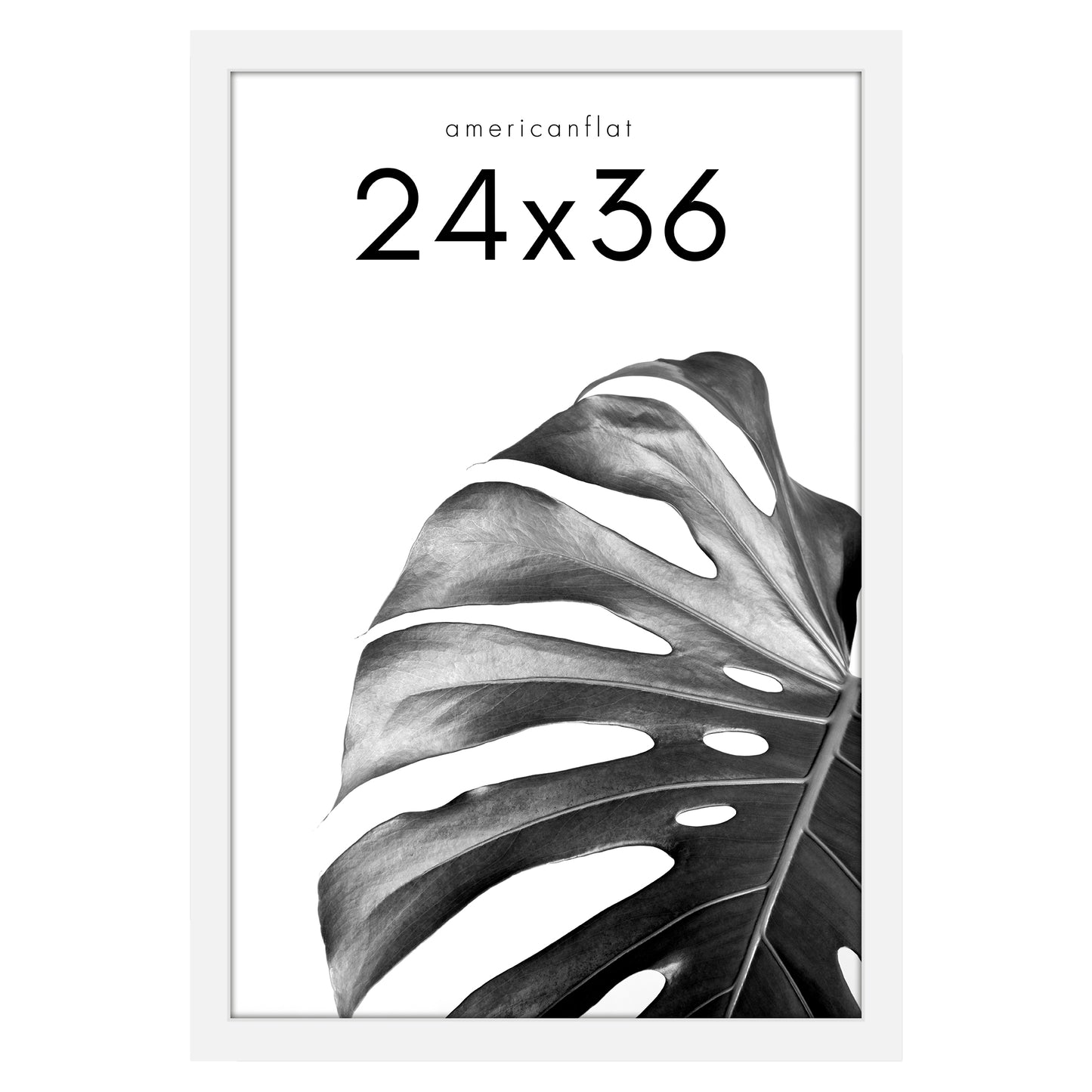 Poster Frame with Wood | Art Print Display | Shatter Resistant Plexiglass Decor