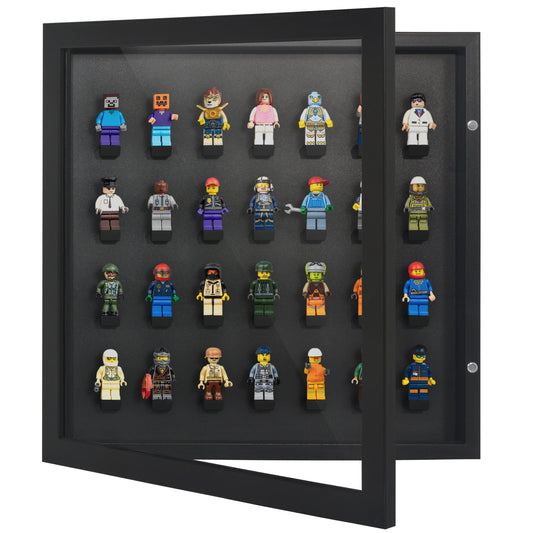 Minifigure Display Case | Wall Mounted Collectible Box | Plexiglass Front