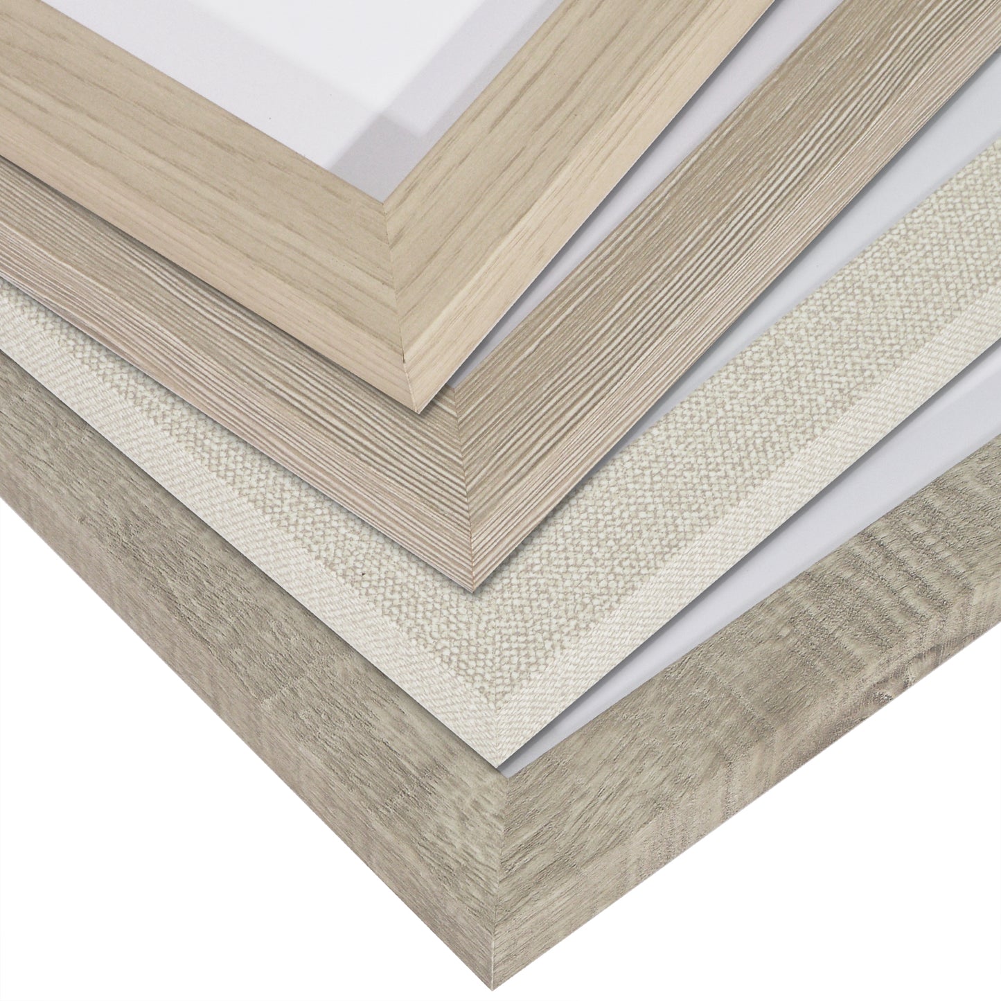 Picture Frame 4 Pack | With Mat | Farmhouse Wall Decor | Protective Glass