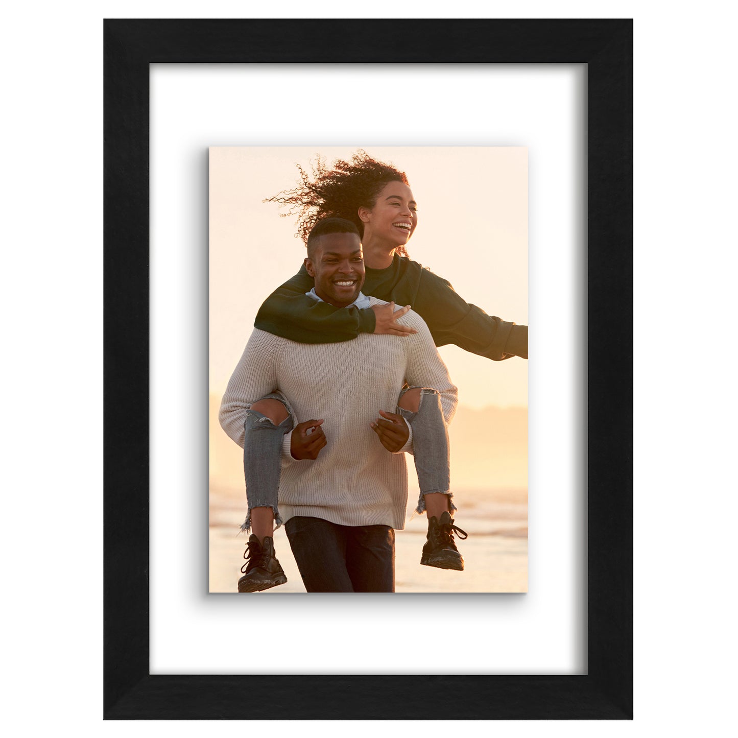 Floating Picture Frame | Two-Sided Glass Display | For Photos and Pressed Flowers
