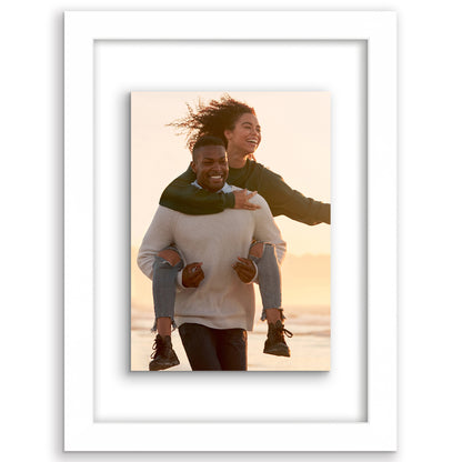Floating Picture Frame | Two-Sided Glass Display | For Photos and Pressed Flowers