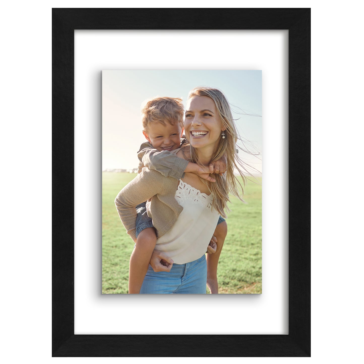 Floating Picture Frame | Two-Sided Glass Display | For Photos and Pressed Flowers
