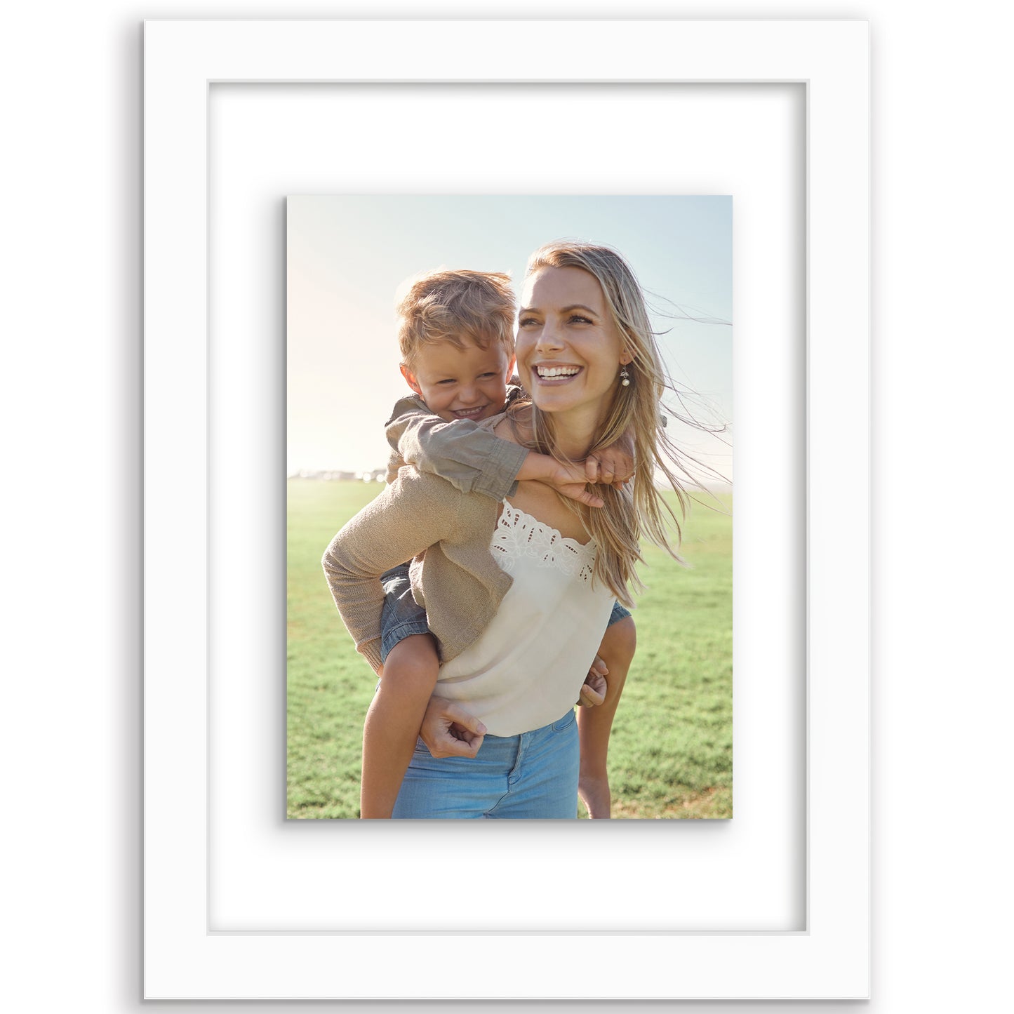 Floating Picture Frame | Two-Sided Glass Display | For Photos and Pressed Flowers