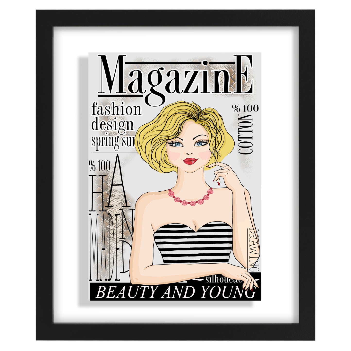 Floating Picture Frame | Double Glass Display | For Photos and Art