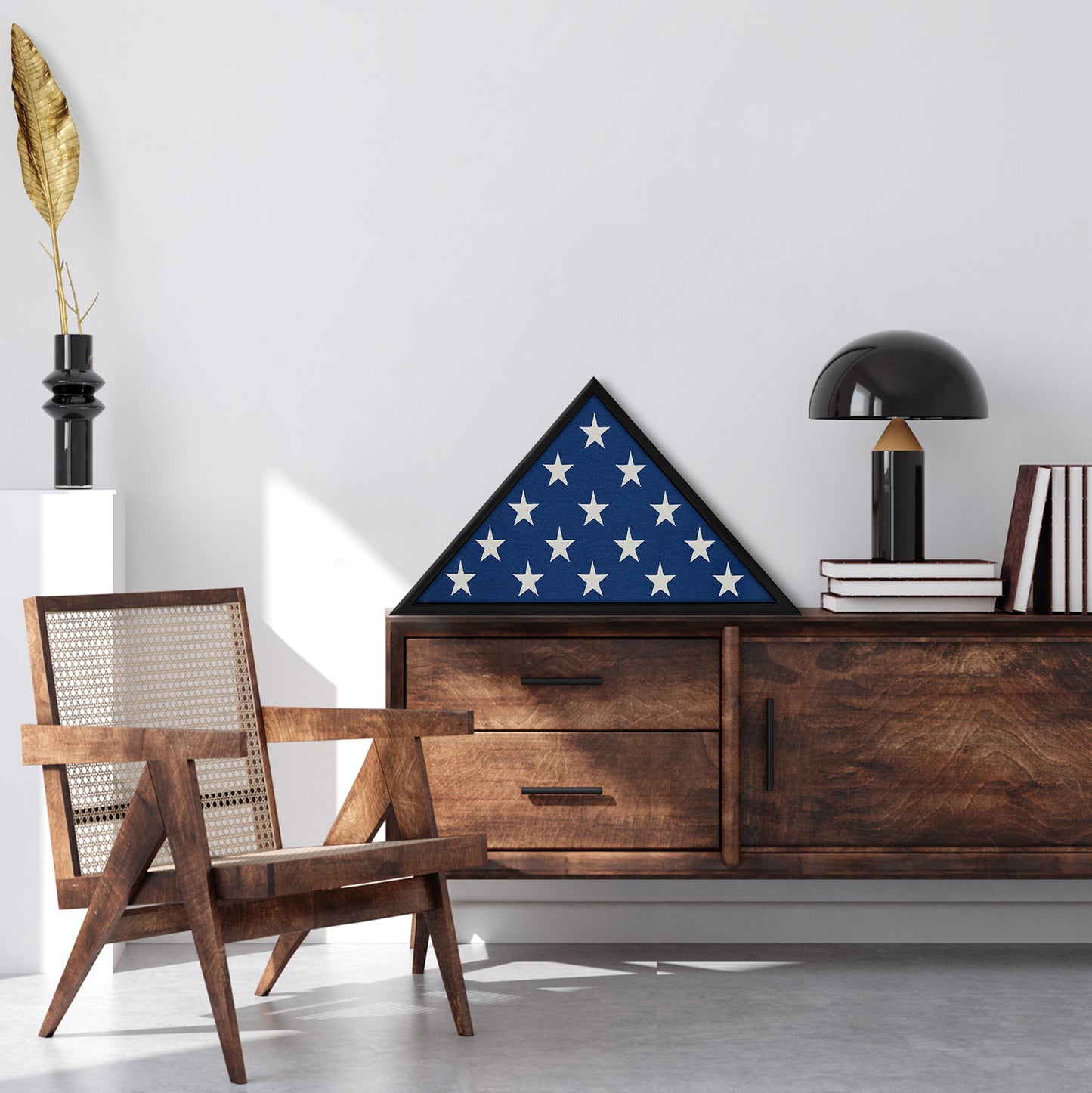 Flag Display Case | Memorial Service | Veteran Burial | Commemorative Shadow Box