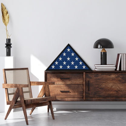 Flag Display Case | Memorial Service | Veteran Burial | Commemorative Shadow Box