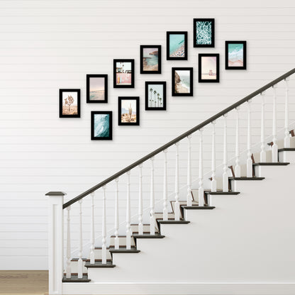 Picture Frame 12 Pack | Gallery Wall Set | Shatter-Resistant Glass | Wall Art