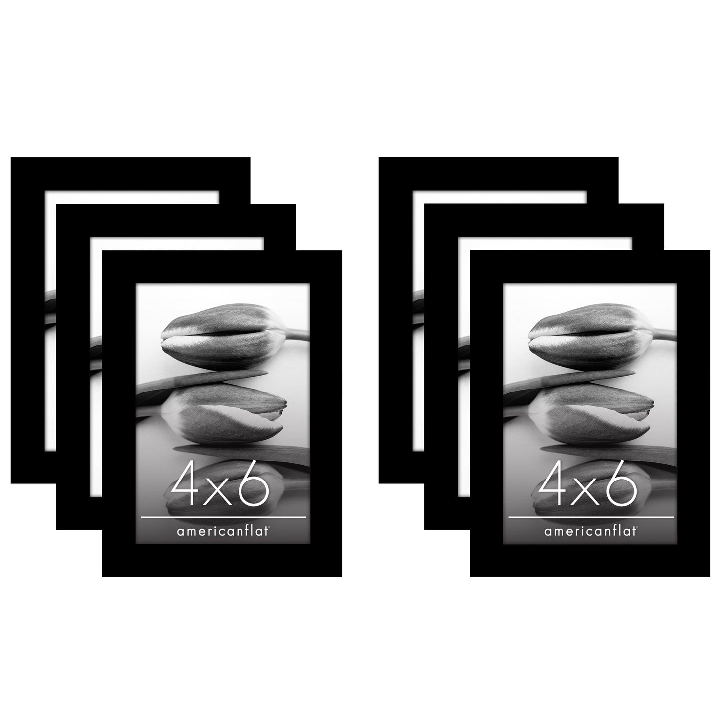 Americanflat Gallery Wall Picture Frame Set | 6-Pack