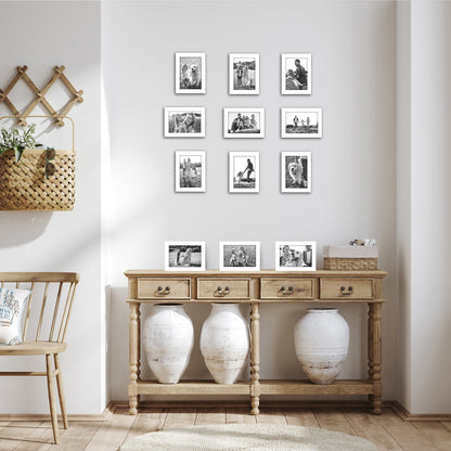 Picture Frame 12 Pack | Gallery Wall Set | Shatter-Resistant Glass | Decor