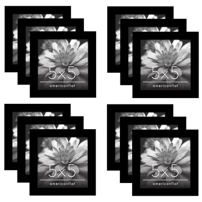 Picture Frame 12 Pack | Gallery Wall Set | Shatter-Resistant Glass | Decor