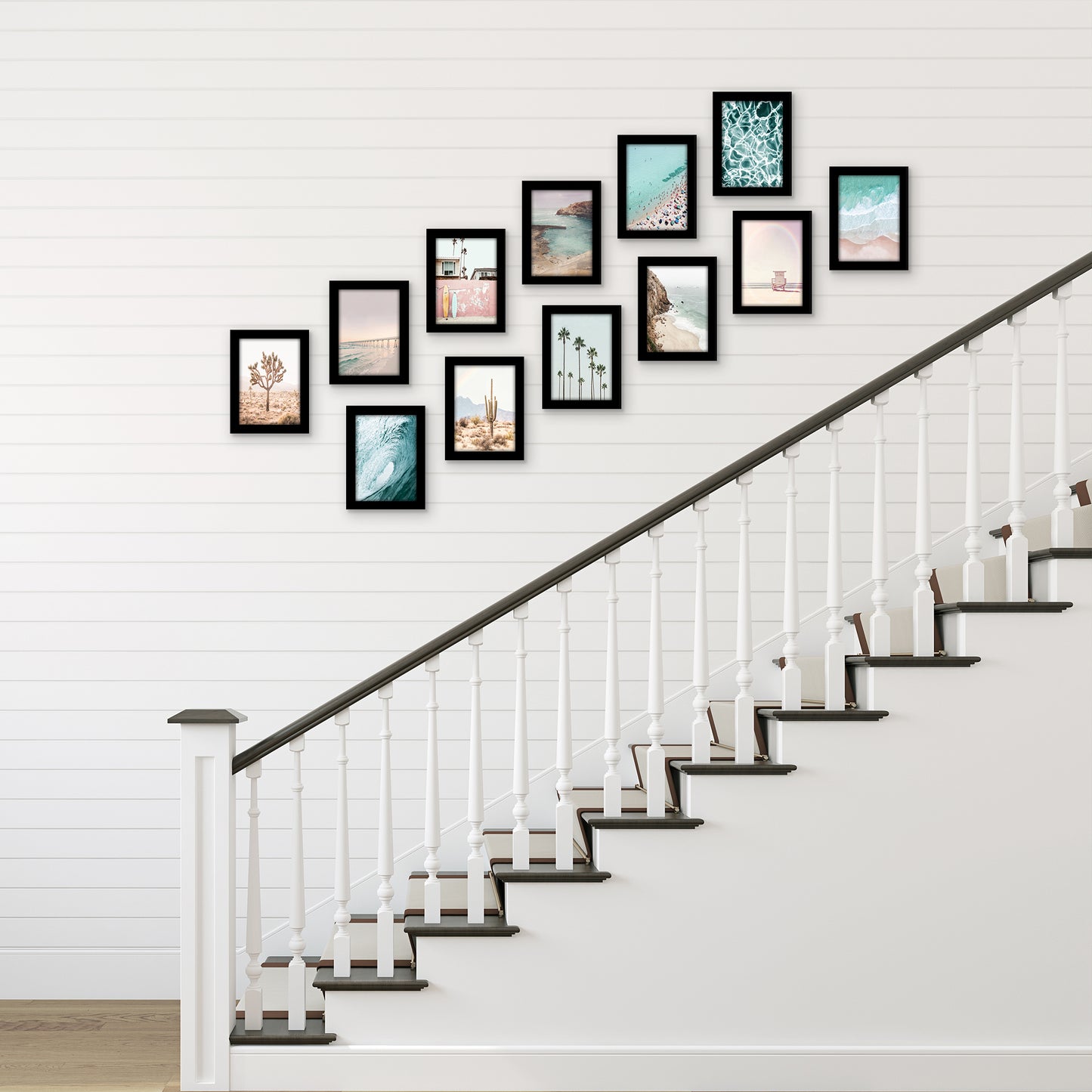 Picture Frame 12 Pack | Gallery Wall Set | Shatter-Resistant Glass | Decor
