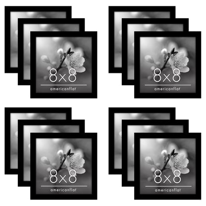 Picture Frame 12 Pack | Gallery Wall Set | Shatter-Resistant Glass | Decor