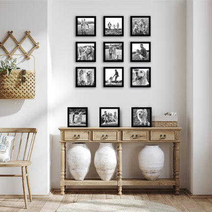 Picture Frame 12 Pack | Gallery Wall Set | Shatter-Resistant Glass | Decor