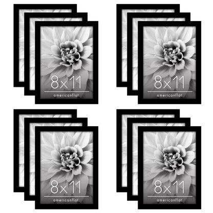 Picture Frame 12 Pack | Gallery Wall Set | Shatter-Resistant Glass | Decor
