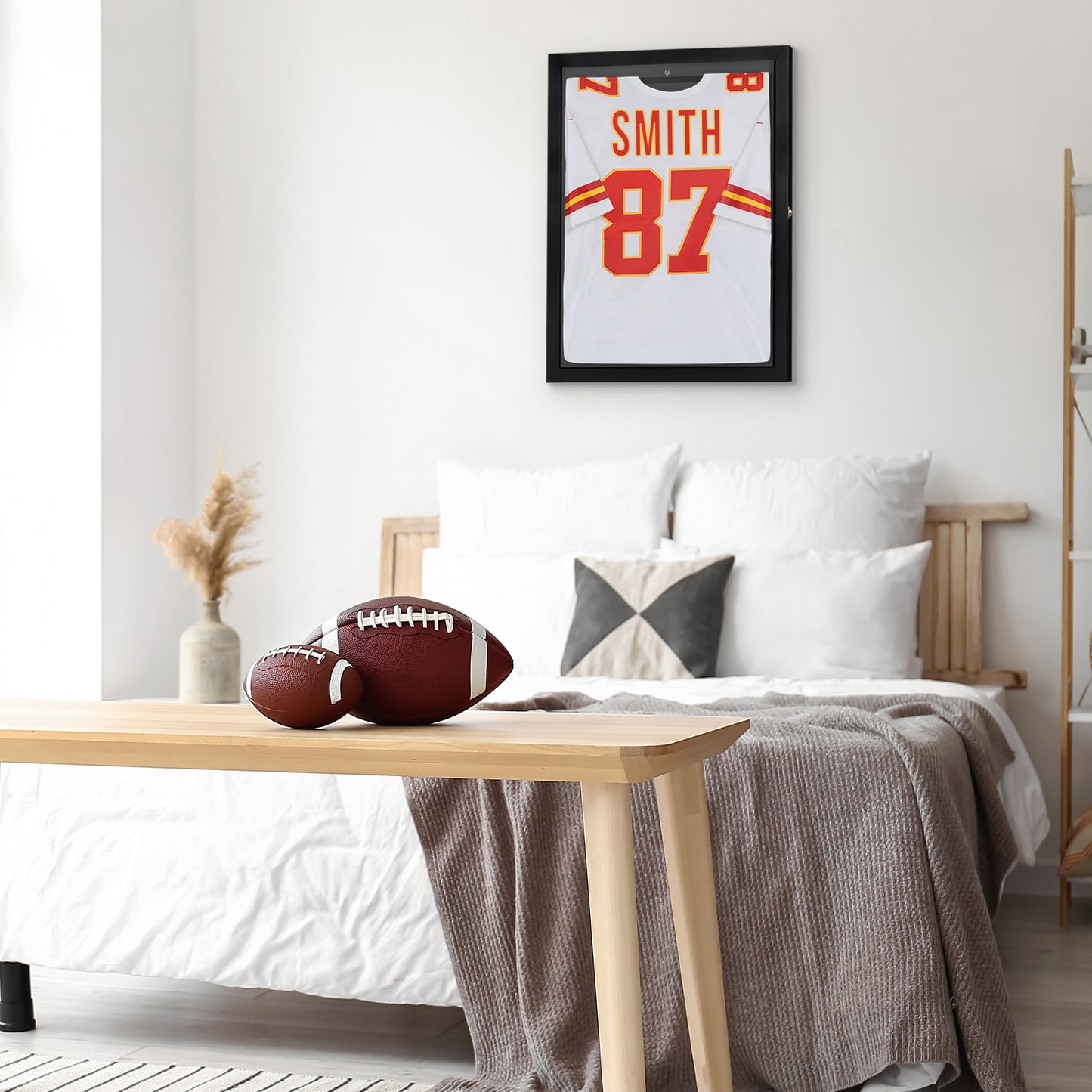 Lockable Jersey Display Case | All-Star Collection | With Hanger | Modern Decor