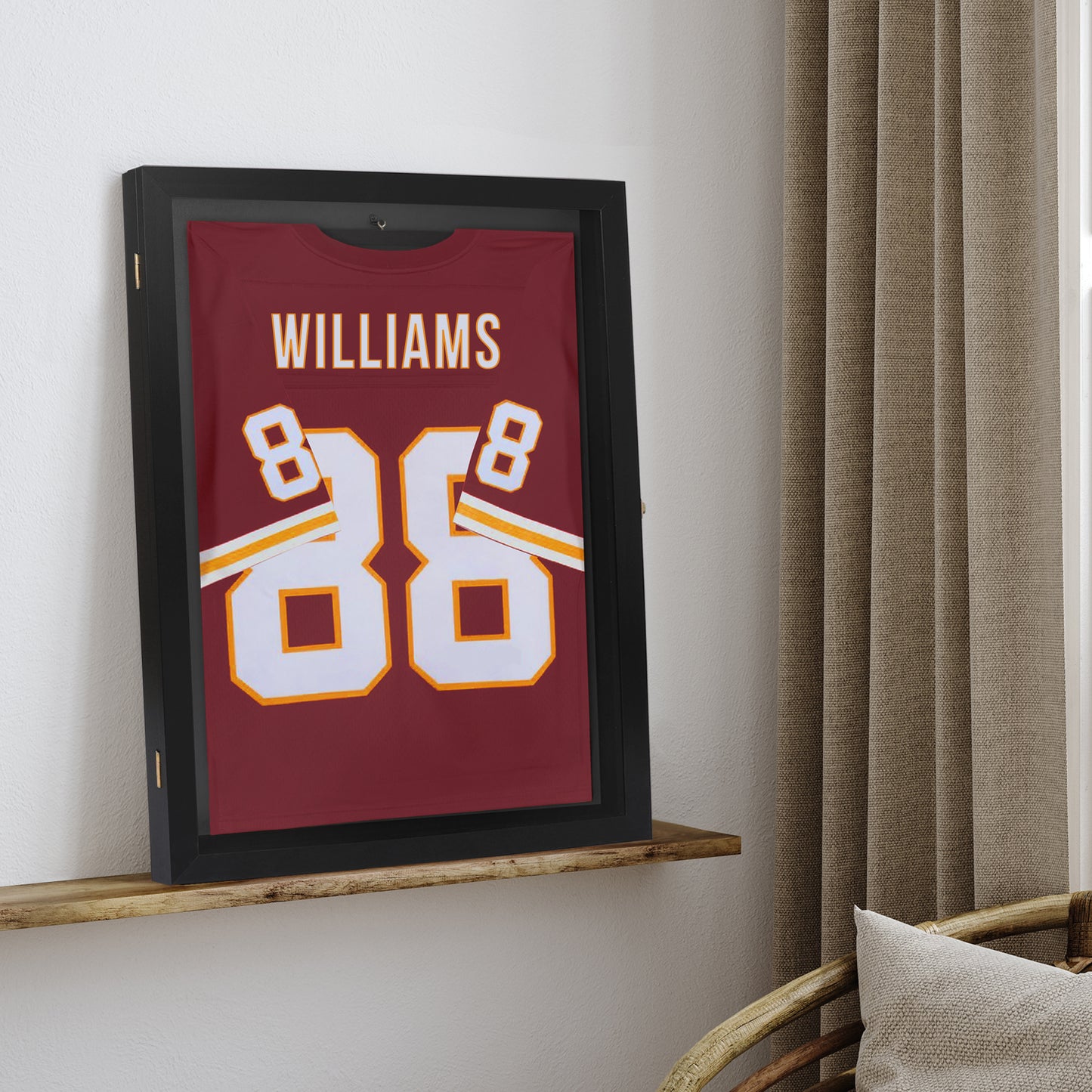 Lockable Jersey Display Case | All-Star Collection | With Hanger | Modern Decor