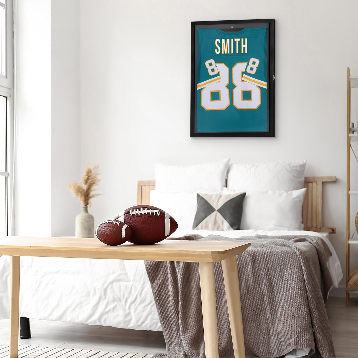 Lockable Jersey Display Case | All-Star Collection | With Hanger | Modern Decor