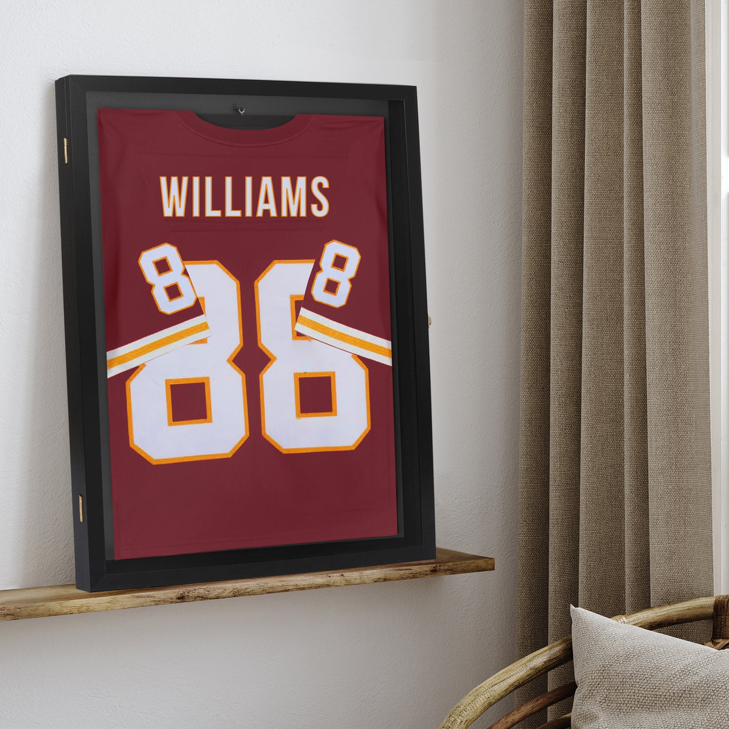 Lockable Jersey Display Case | All-Star Collection | With Hanger | Modern Decor