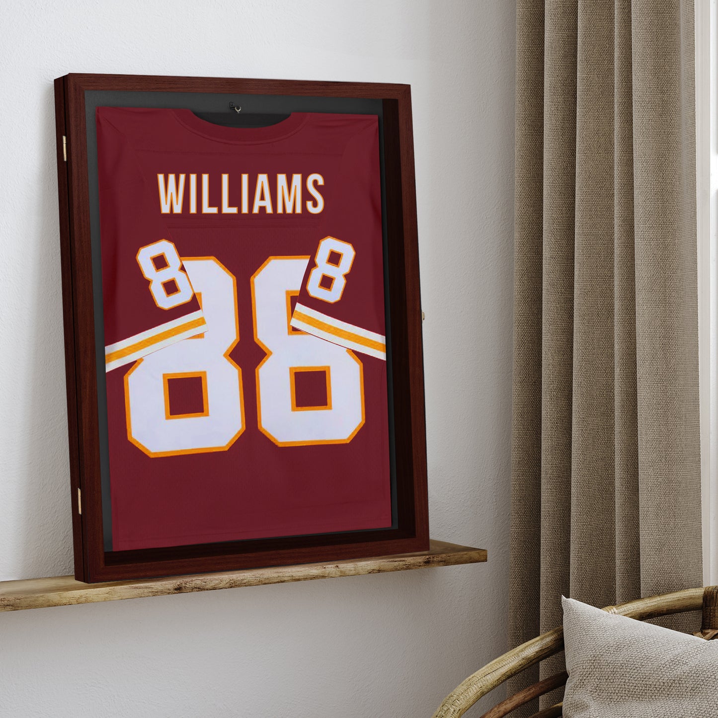 Lockable Jersey Display Case | All-Star Collection | With Hanger | Modern Decor