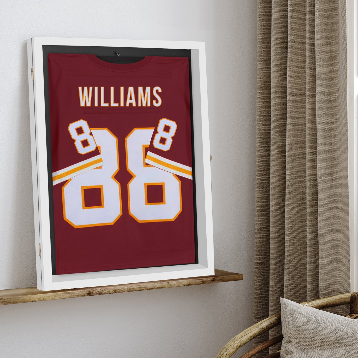 Lockable Jersey Display Case | All-Star Collection | With Hanger | Modern Decor