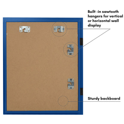 Kids Art Frame 2 Pack | Artwork Storage Display | Front Opening | Magnetic | Mat