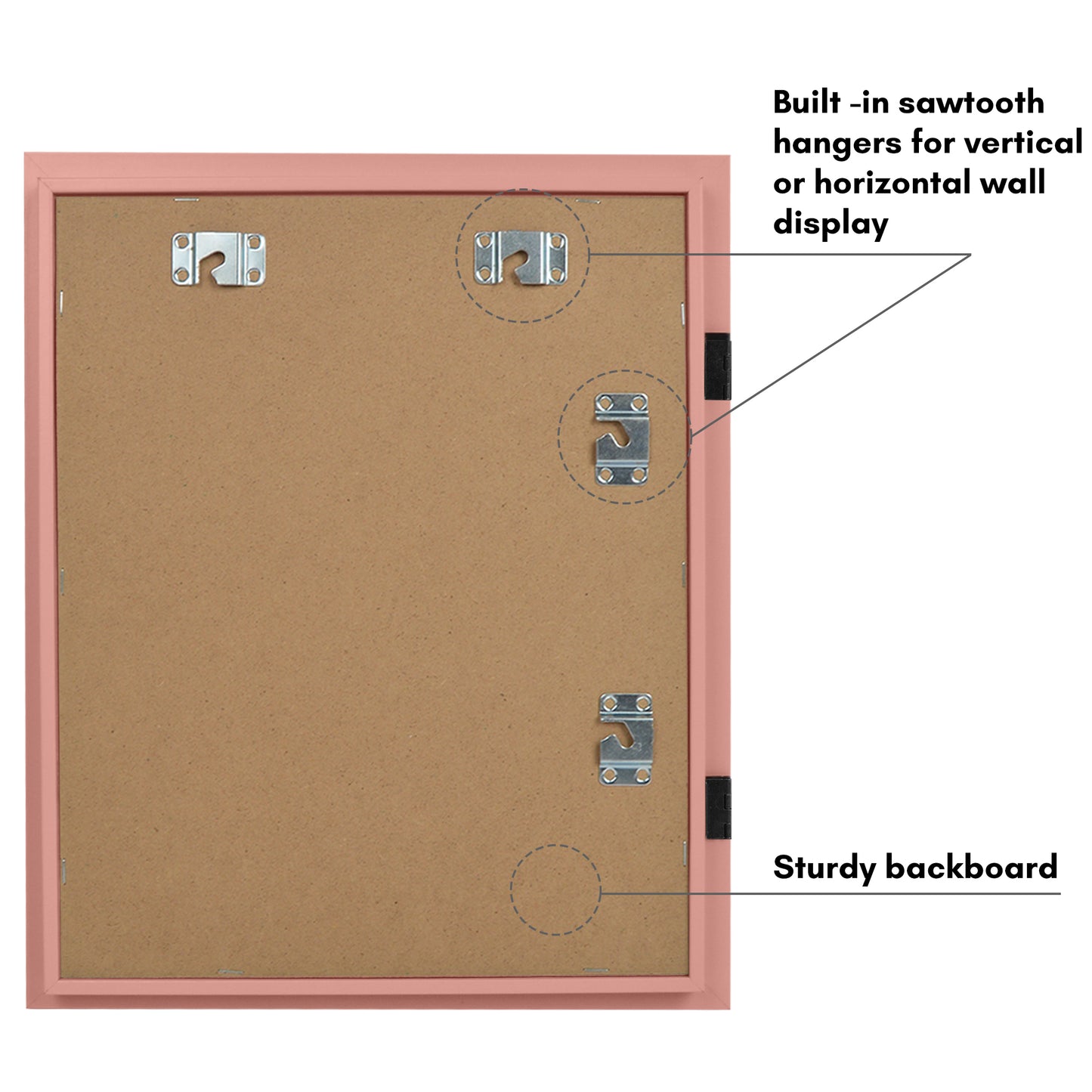 Kids Art Frame 2 Pack | Artwork Storage Display | Front Opening | Magnetic | Mat
