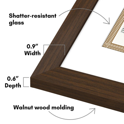 Business License MF0510WALUT2PK Frame - Americanflat