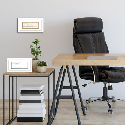 Business License MF0510WHT2PK Frame - Americanflat