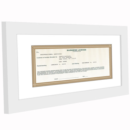 Business License MF0510WHT2PK Frame - Americanflat