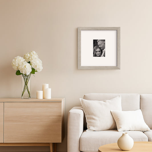 Americanflat Wedding Signature Frame with Mat | Classic Molding